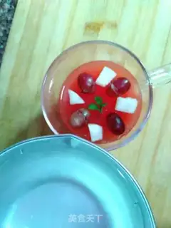Make Crystal fruit ice powder step 11