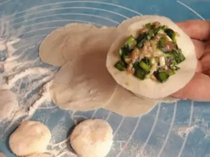 Make Porridge mushroom dumplings step 5