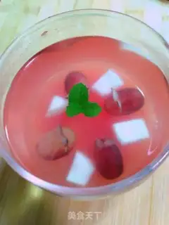 Make Crystal fruit ice powder step 12