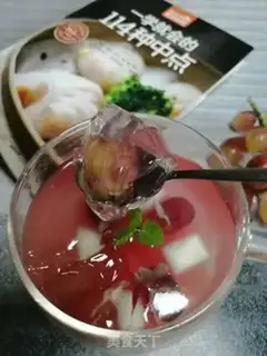 Make Crystal fruit ice powder step 13