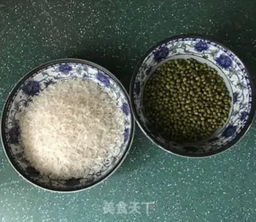 Make Green bean congee step 0