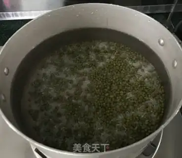Make Green bean congee step 2