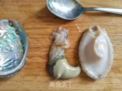 Make Garlic abalone step 1