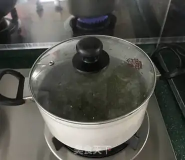 Make Green bean congee step 3