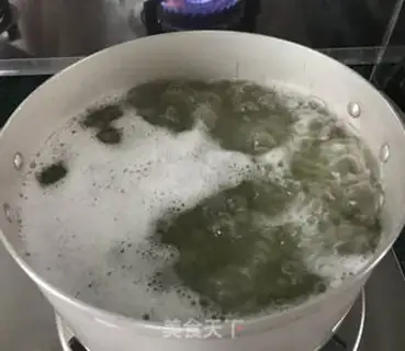 Make Green bean congee step 4