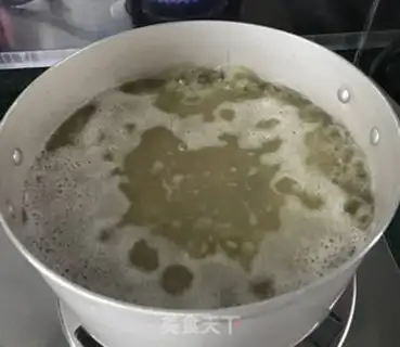 Make Green bean congee step 6