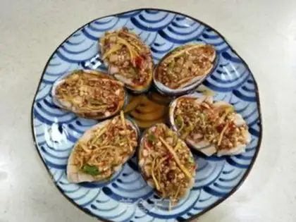 Make Garlic abalone step 8