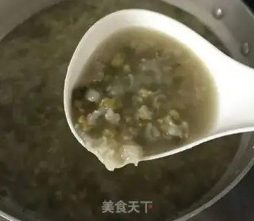 Make Green bean congee step 9