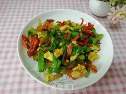 Make Duck eggs, red pepper step 6