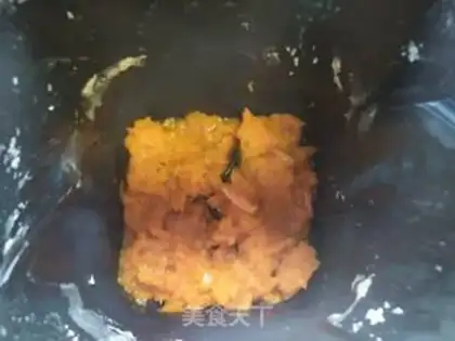 Make PUMPKIN FOOT Y-BREAD step 1