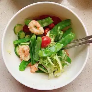 Make Shrimp vegetable salad step 7