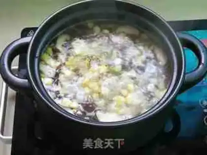 Make Autumn corn scrawny soup step 4