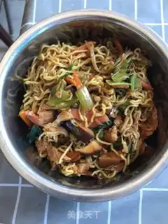 Make Fried noodles step 16