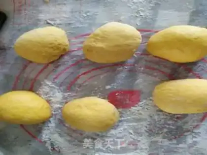 Make PUMPKIN FOOT Y-BREAD step 8