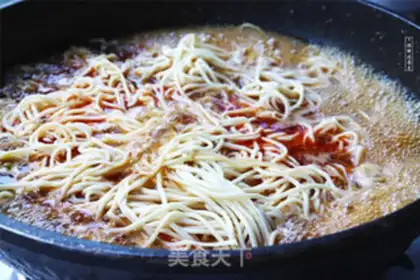 Make Five bouquets of bean noodles step 7