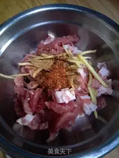 Make Fresh meat cuisine step 0