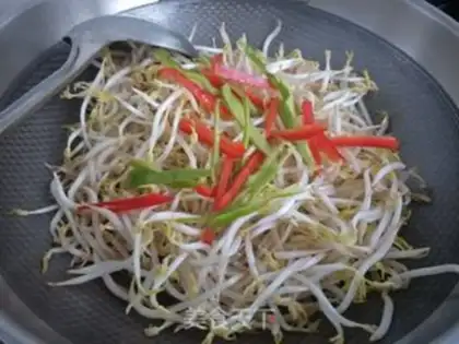 Make Jealousy bean sprouts step 6