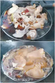 Make Cream ginger stew on pig feet step 3