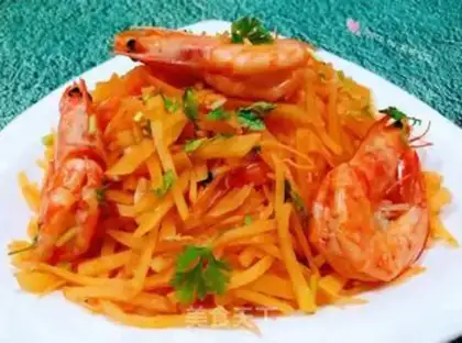 Make Shrimp fried potatoes step 8