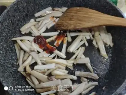 Make Barbecue apricot mushroom step 6