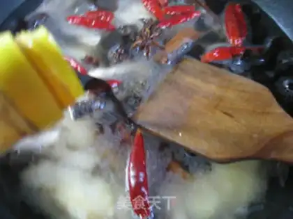 Make Black bean is burning step 7