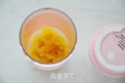 Make Peach yogurt step 2
