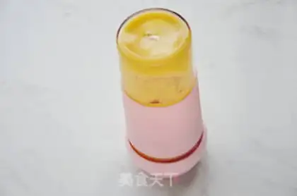 Make Peach yogurt step 3