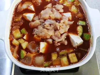 Make Snow-cooked chicken farmer soup step 12