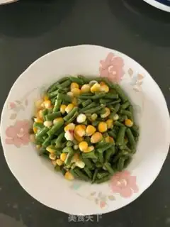 Make Double-coloured corn pellets, soybeans step 4
