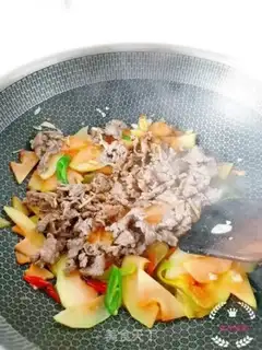Make Pumpkin beef step 13