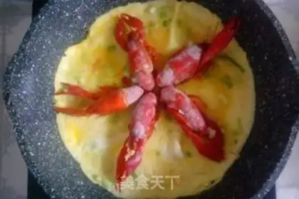 Make Lobster omelet step 7
