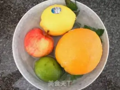 Make Fruit tea step 1