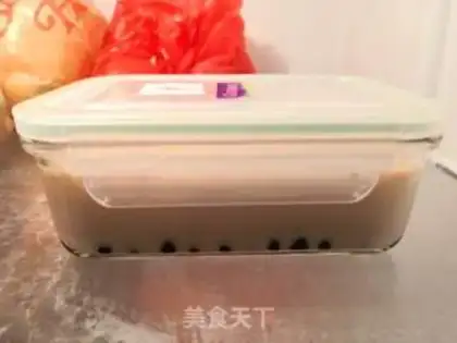 Make Pearl milk and tea freeze step 8