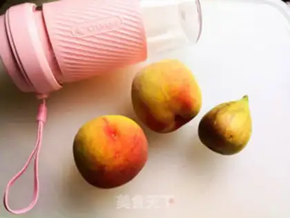 Make Peach juice step 0