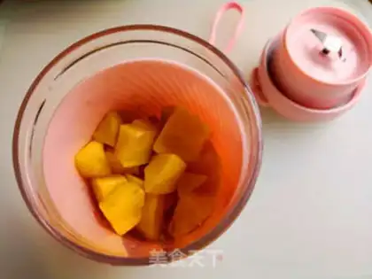 Make Peach juice step 2