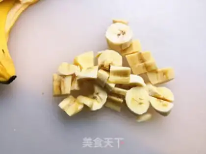 Make Banana shake step 1
