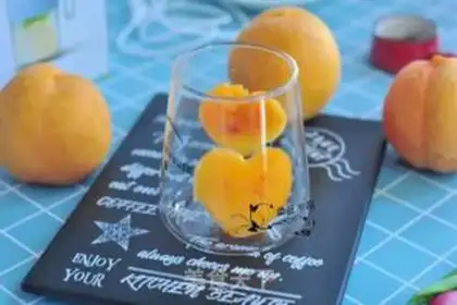 Make Peach shake step 1