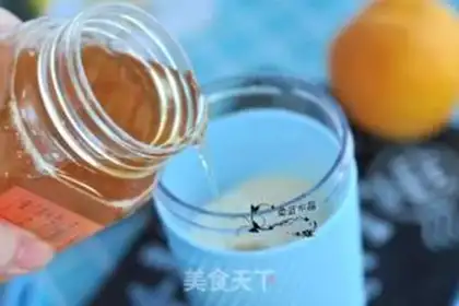 Make Peach shake step 4