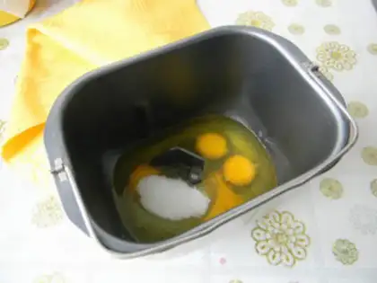 Make No water, no sesame eggs step 0