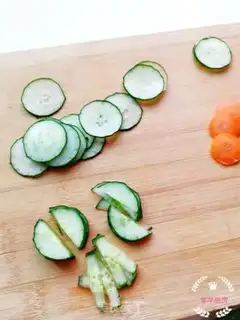 Make A cucumber carrot step 2