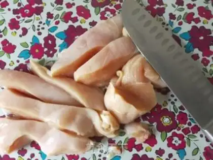 Make A fried chicken meatball step 0
