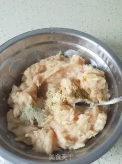 Make A fried chicken meatball step 4