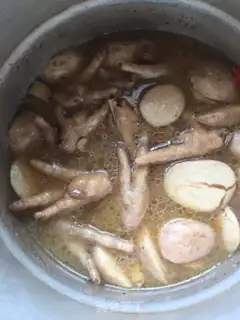 Make Potato chicken claws step 3