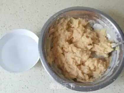 Make A fried chicken meatball step 7