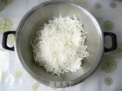 Make Pumpkin eggcake step 1