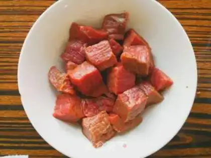 Make Potato beef step 1