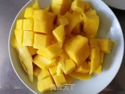 Make Mango smoothie step 1