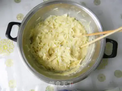 Make Pumpkin eggcake step 5