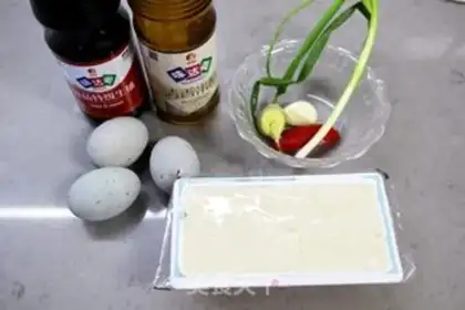 Make Frozen eggs and tofu step 0