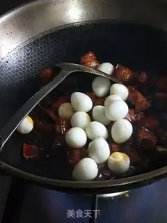 Make Red roasted quail eggs step 6